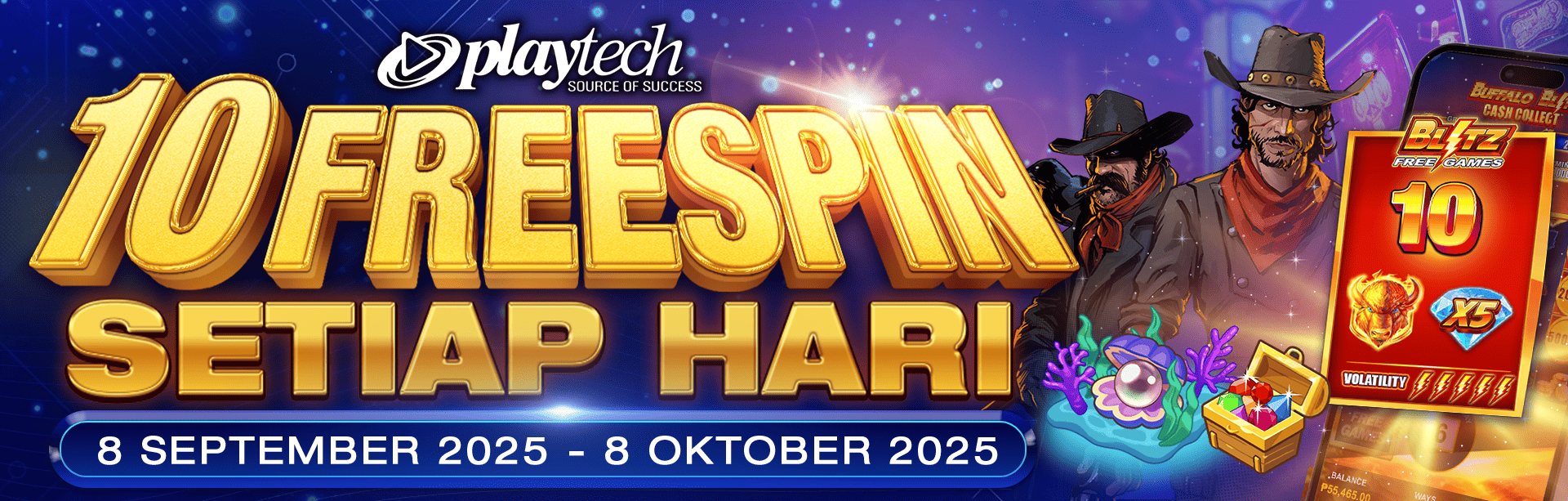 PLAYTECH - FREE SPIN CAMPAIGN